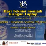 Marketing & Sales Community (MSC), Adakan Seminar Everyone is Number One