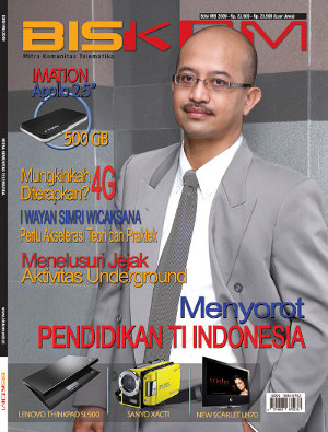 Guru Besar Universitas Gunadarma I Wayan Simri Wicaksana cover Biskom Mei 2009