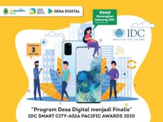 DESA DIGITAL JAWA BARAT masuk sebagai Finalis IDC Smart City-ASIA PACIFIC AWARDS 2020