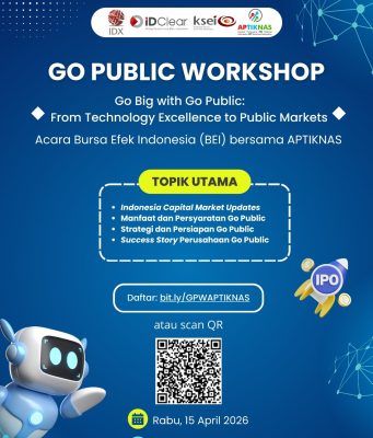APTIKNAS Bersama Bursa Efek Indonesia Gelar Go Public Workshop untuk Anggota