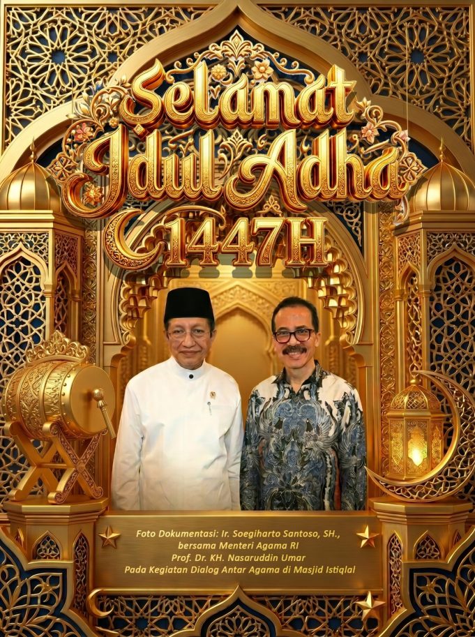2026 Ir. Soegiharto Santoso, S.H., bersama Prof. Dr. Nasaruddin Umar, MA, Menteri Agama RI
