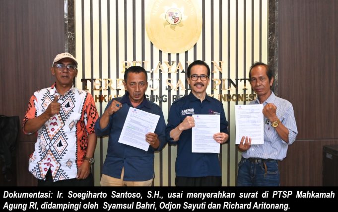 Soegiharto Santoso Kembali Surati Ketua Mahkamah Agung Terkait Perkara Kasasi No. 431 K (1)