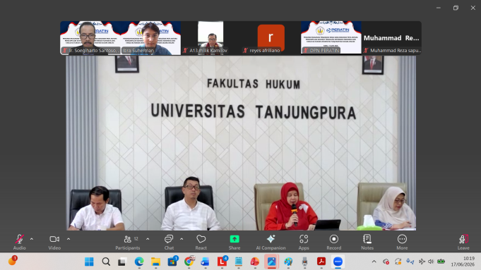 1. PERATIN dan FH Universitas Tanjungpura Resmi Jalin Kerja Sama Strategis (1)