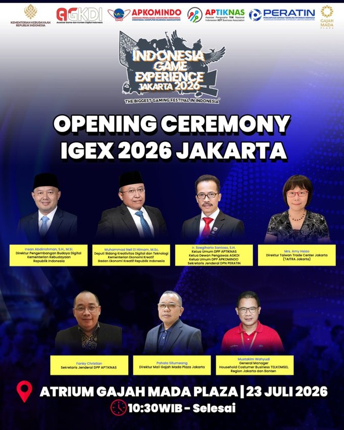01. Indonesia Game Experience (IGEX) 2026 di Jakarta