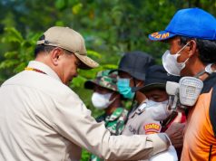 Menko Polkam Tinjau Penanganan Karhutla Pulang Pisau Kalteng