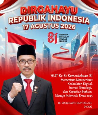 Ketua Umum APKOMINDO: HUT Ke-81 Kemerdekaan RI Momentum Memperkuat Kedaulatan Digital, Inovasi Teknologi, dan Kepastian Hukum Menuju Indonesia Emas 2045