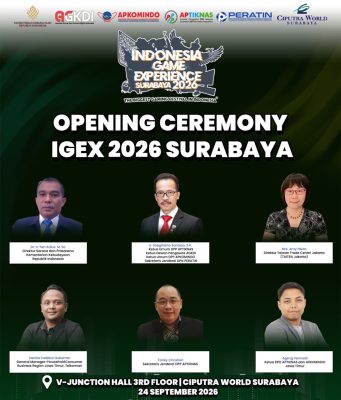 APKOMINDO, APTIKNAS, AGKDI, dan PERATIN Perkuat Ekosistem Industri Game dan AI Indonesia melalui IGEX 2026 dan ASOCIO Digital & AI Summit 2026