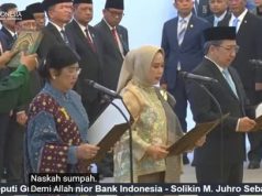 Ketua Mahkamah Agung Mengambil Sumpah Jabatan Gubernur Bank Indonesia, Deputi Gubernur Senior dan Deputi Gubernur Periode 2026-2031