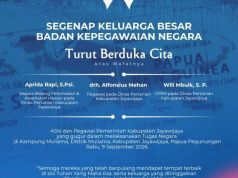 Gugurnya Tiga Pegawai Pemkab Jayawijaya Saat Bertugas, Prof. Zudan: Kami Berduka Cita Mendalam dan Urus Tuntas Hak Kepegawaiannya & Keluarga