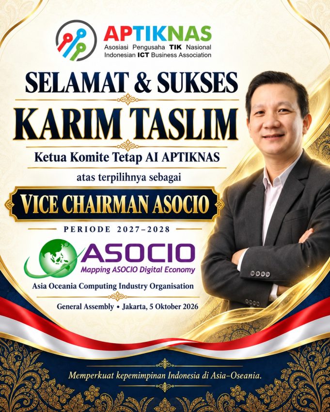 1. SELAMAT & SUKSES KARIM TASLIM, atas terpilihnya sebagai VICE CHAIRMAN ASOCIO