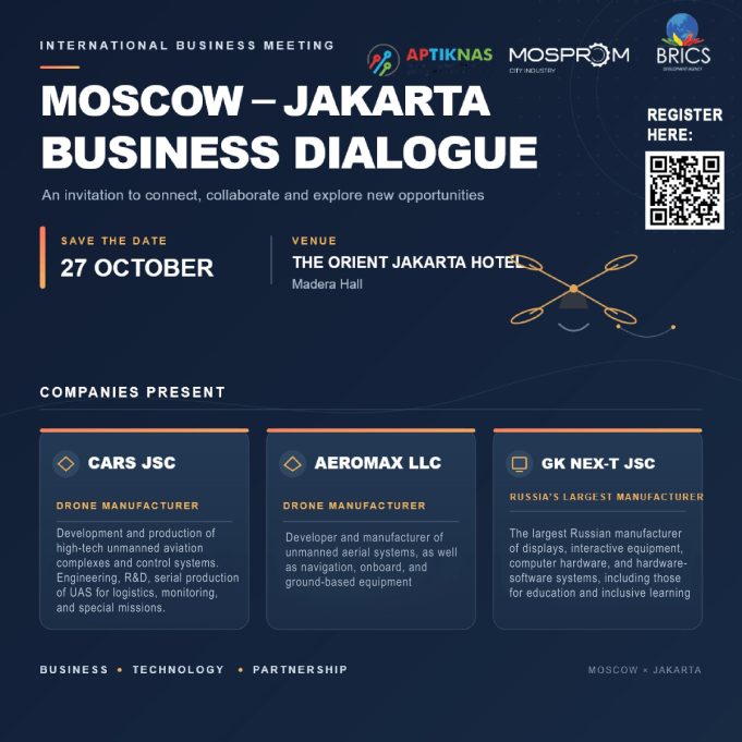 APTIKNAS dan APKOMINDO Mengundang Pelaku Industri TIK Indonesia Hadiri Moscow–Jakarta Business Dialogue 2026